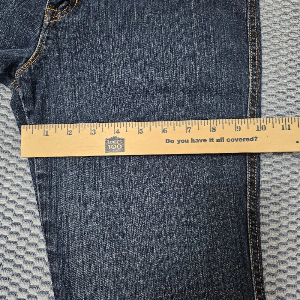 Gap Y2K Fashion Ultra Low Rise Ankle Flare Bootcut Jeans - Dark Wash Size 10 - Picture 9 of 11